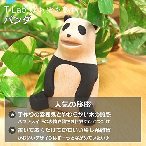Amazon.co.jp: ぽれぽれ 動物 雑貨 パンダ ぱんだ 手作り木彫り